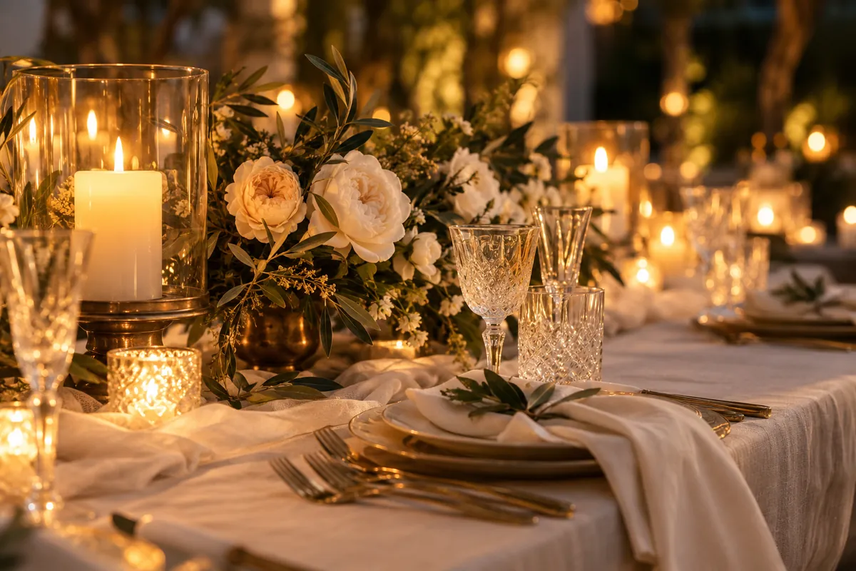 A mesa e os detalhes — imagem conceitual gerada por IA